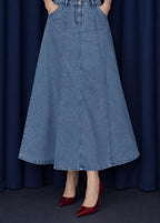 A-Line Denim Skirt