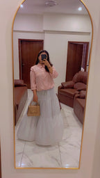 Tiered skirt