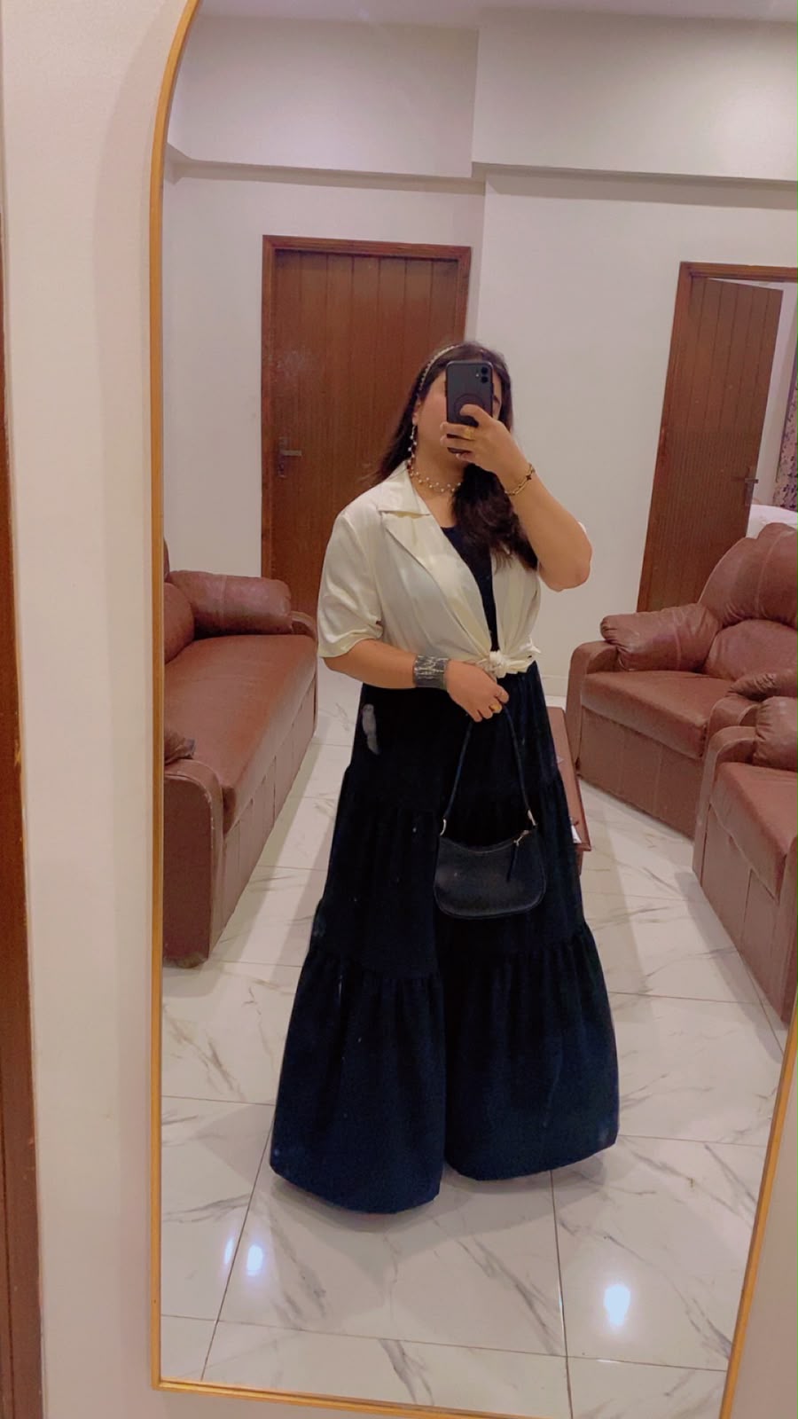 Tiered skirt
