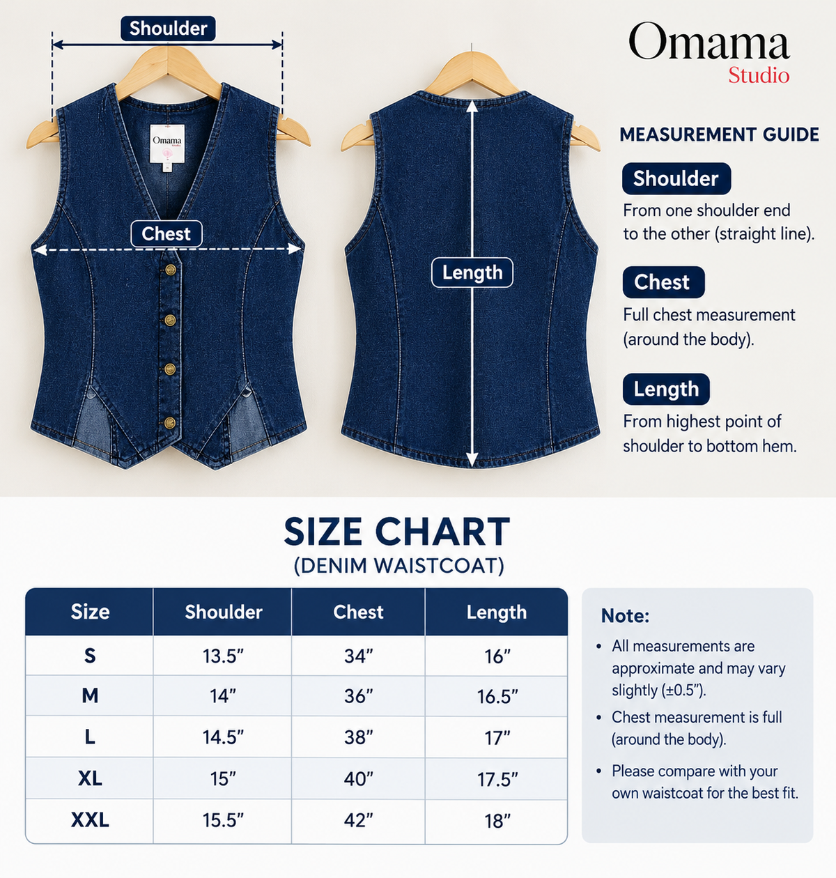 DENIM VEST & SKIRT SET