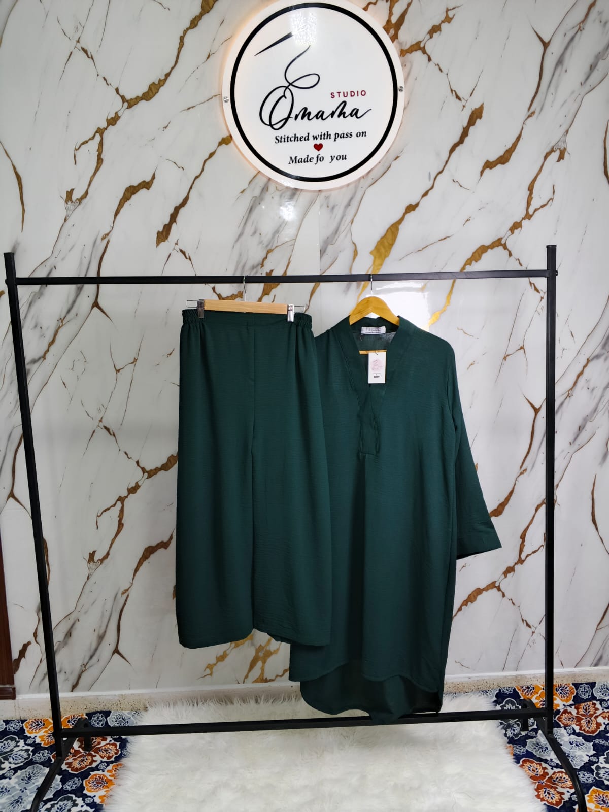 V-Neck Co ord Set