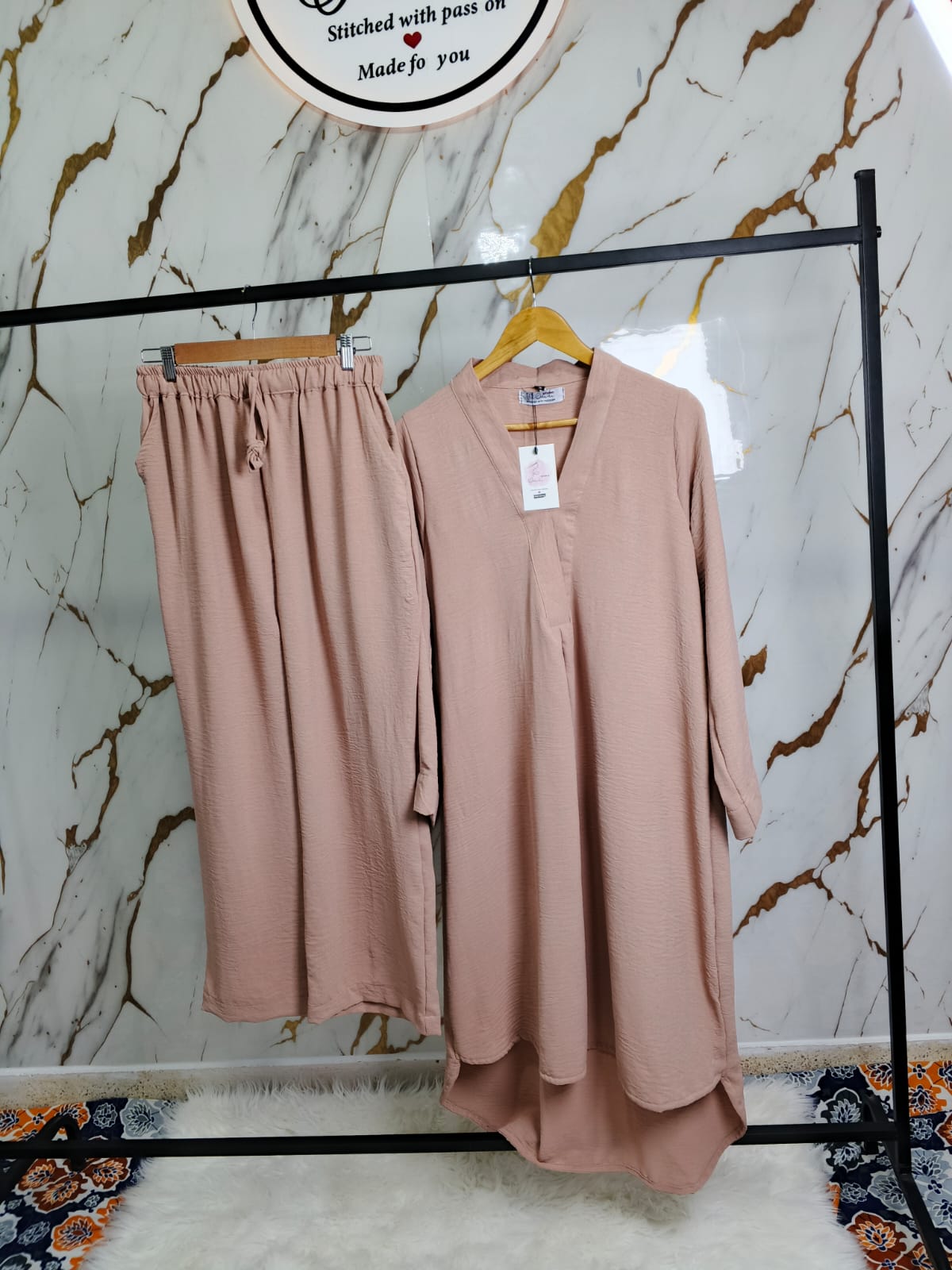 V-Neck Co ord Set