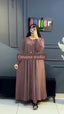 Hiba Button-Down Flared Abaya