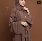 Dana Belted Open Abaya Set
