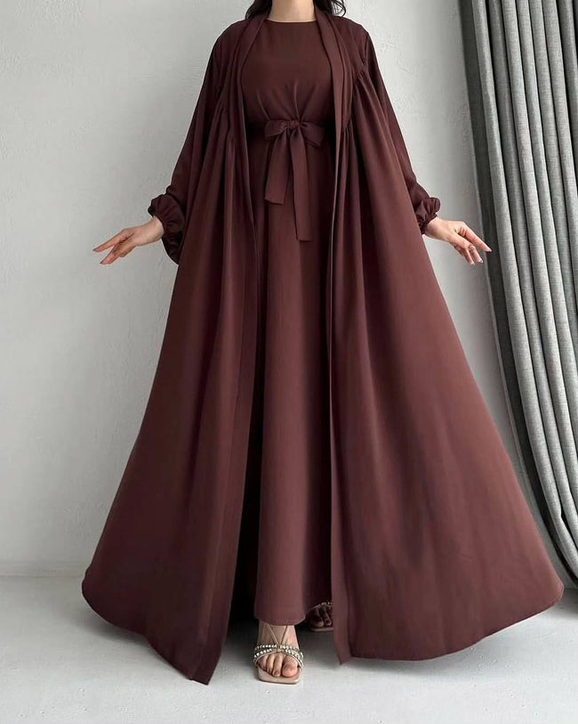 Safa Open-Front Abaya Main Image