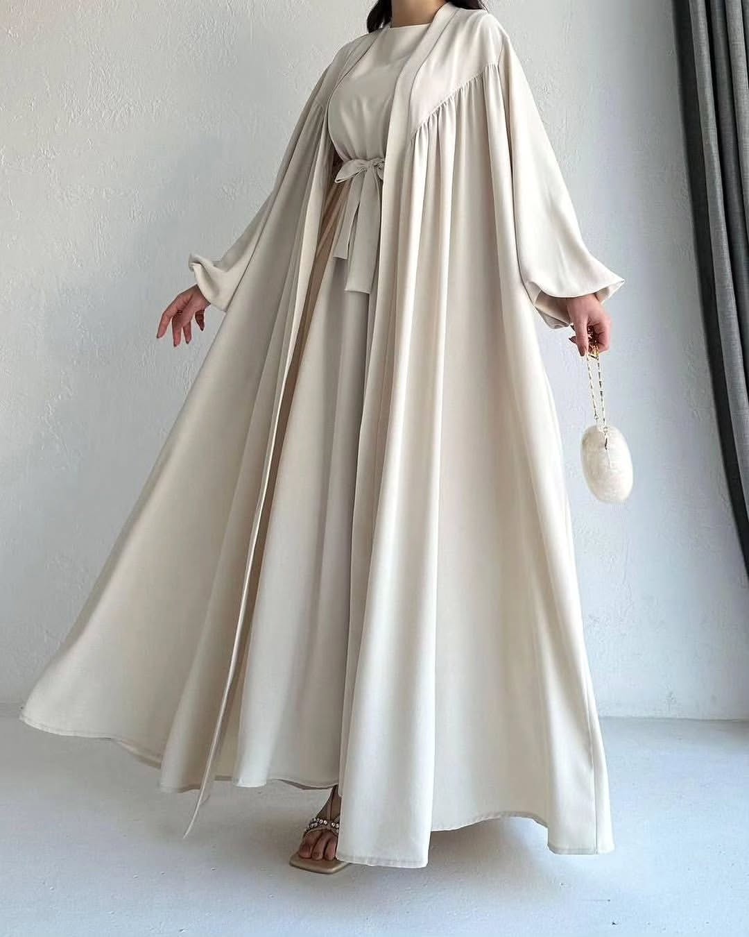 Safa Open-Front Abaya