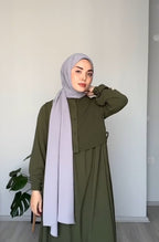 Anya Button-Overlay Abaya