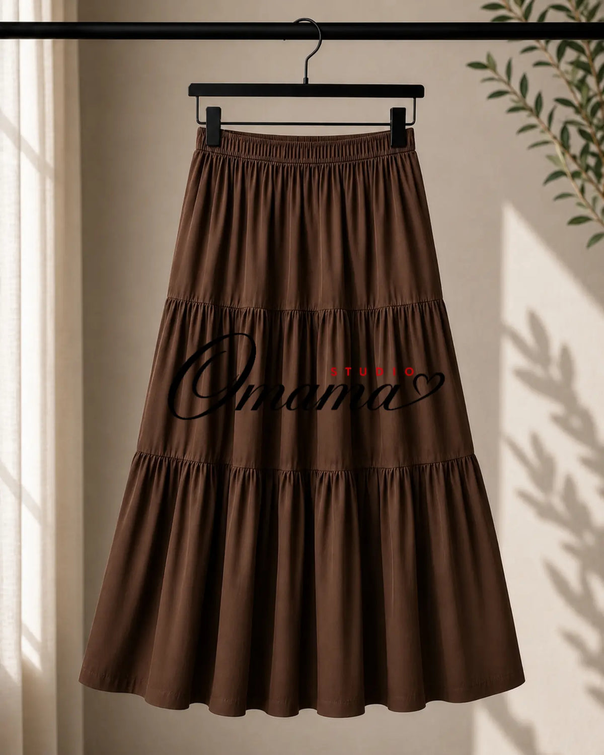 Tiered skirt