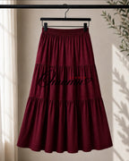 Tiered skirt