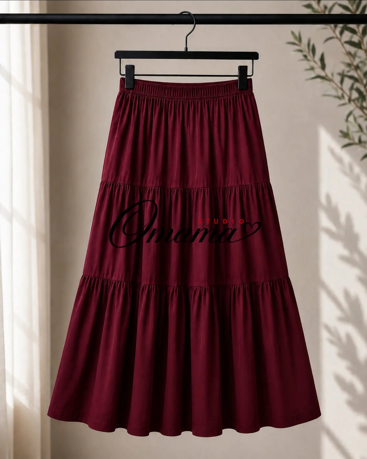 Tiered skirt