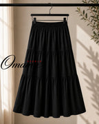 Tiered Maxi Skirt