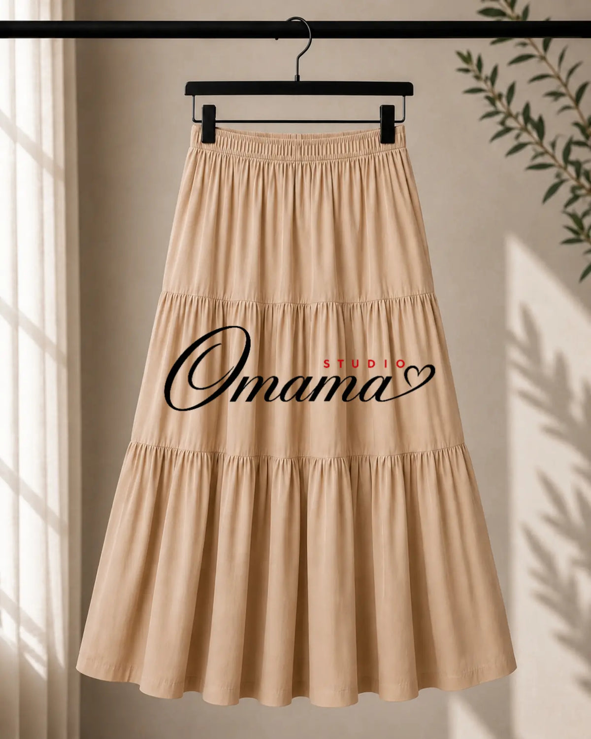 Tiered skirt