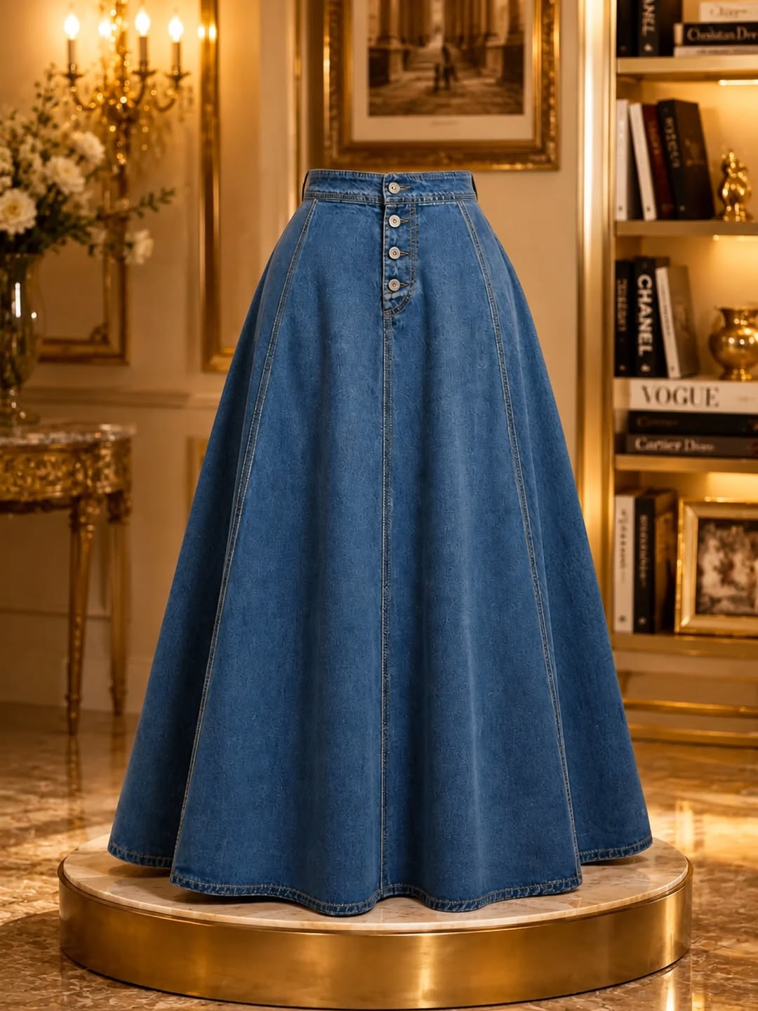 Denim skirt
